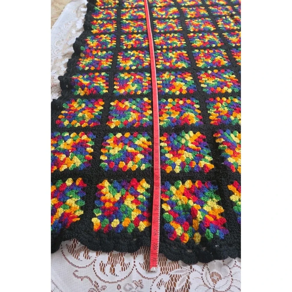 Granny Square Crochet Afghan 52